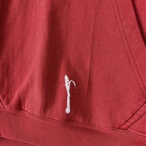 Y2K Sweatshirt Mens L Red Florida State Seminoles FSU Hoodie Heavy Steve & Barry - Picture 4 of 16